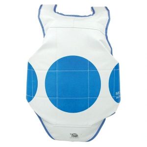 Chest Guard - Reversible Dot Pattern Blue/Red