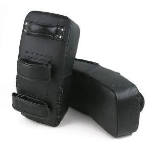 Curved Kick Pad - Leather (Pair)