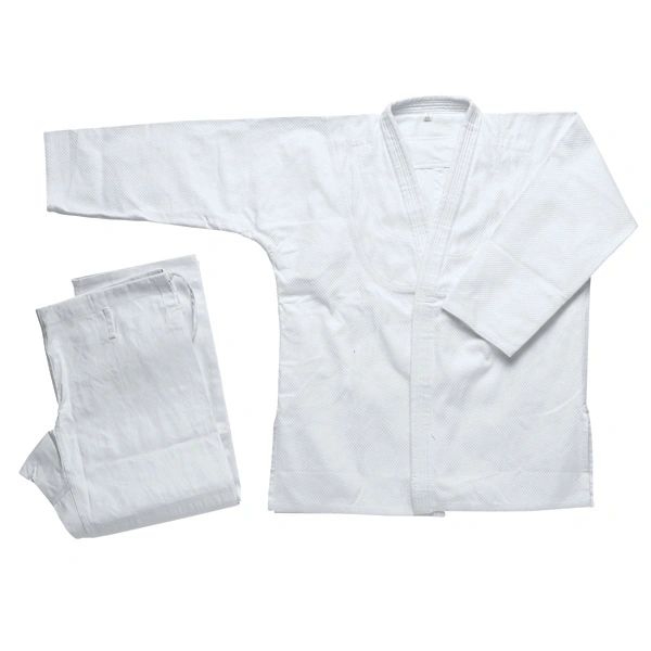 Jiujitsu Uniform- Single Weave, White
